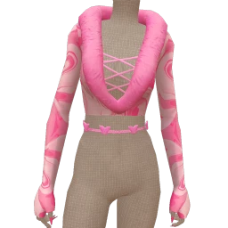 Cloud Nine Lavish Pink V-Neck Top