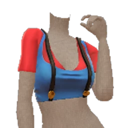 Cosmos Midnight Blue Crop Top