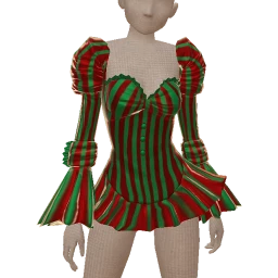 Cosmos Candy Stripe Dress