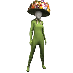 Cosmos Bouquet Costume