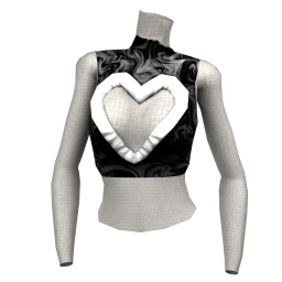 Cosmos Love Language Crop Top (Black)