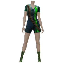 Delirious Green Goo Drip Zombie Hunter Outfit