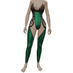 Cosmos Metallic Scales Jumpsuit
