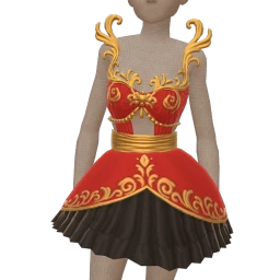 Cosmos Lunar Festivities Dress (Red)