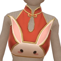 Cosmos Festive Rabbit Cropped Top