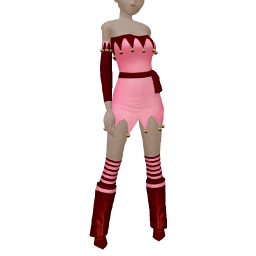 Cosmos Pink Holiday Elf Dress