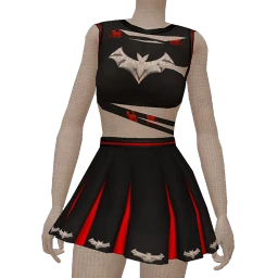 Cosmos Bat Cheerleader Outfit