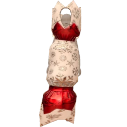 Cosmos Festive White And Red Cracker Costume
