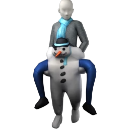 Cosmos Snowman Piggyback Costume