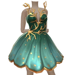 Cosmos Sea Coral Lady Outfit