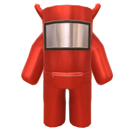 Cosmos Cartoon Astronaut Costume (Red)