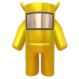 Cosmos Cartoon Astronaut Costume (Yellow)