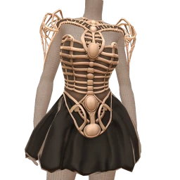 Cosmos Skeleton Corset Dress 