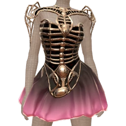 Ikon Elite Skeleton Pink Corset Dress