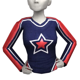 Cosmos Stars Cheerleader Top