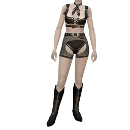 Cosmos Get Lost Cowgirl Costume (Black)