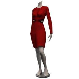 Cut Out Couture - Bodycon Dress - Rouge