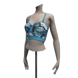 Blue Moon Hippy Croptop