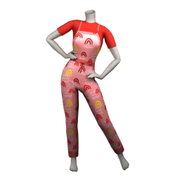 Cruz Cherry Rainbows Jumpsuit