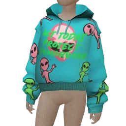 Cruz Kidult Alien Graphic Hoodie