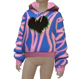 Cruz Kidult Melting Heart Hoodie