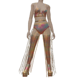 Yume Holographic Chain Outfit