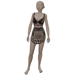 Delirious When I Reign Outfit (Checkprint)