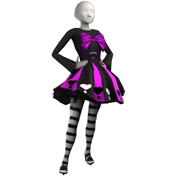 Cosmos Inverted Heart Costume