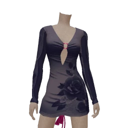 Delirious Soft Roses Mini Dress