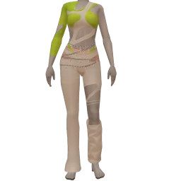Delirious Land Mines Outfit (White)