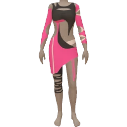 Delirious Evil Deeds Dress (Pink)