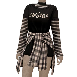 Delirious Flame & Stripes Outfit