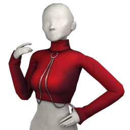 Delirious Gothic Red Top