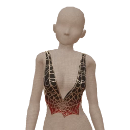 Delirious Black Widow Crop Top