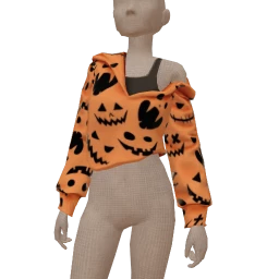 Cosmos Pumpkin All Over Print Hoodie