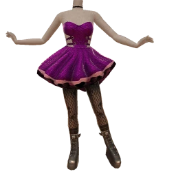 Delirious Goth Baby Doll Dress