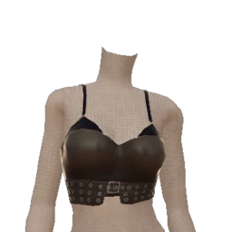 Delirious Black Punk Crop Top
