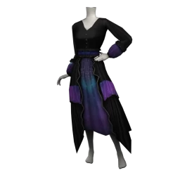 Delirious Evening Grape Dress