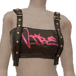 Delirious Vibe Graffiti Crop Top