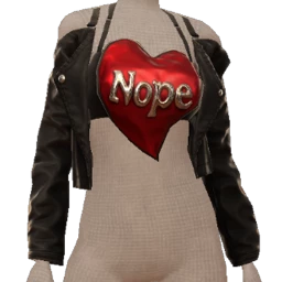 Delirious Nope Off Shoulder Biker