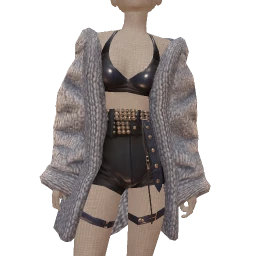 Delirious Smoky Chic Oversized Outfit