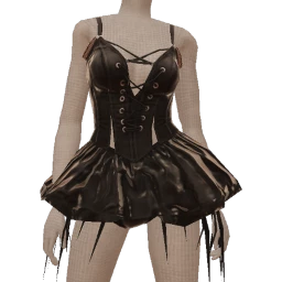 Delirious Leather Havoc Mini Dress