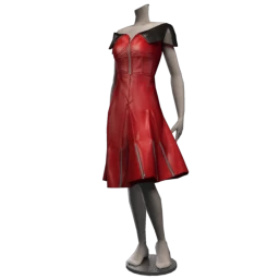Delirious Squid Red Blades Dress