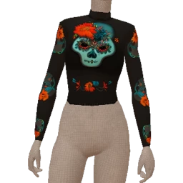 Cloud Nine Day Of The Dead Long Sleeve Top