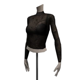 Delirious Squid Itsy Bitsy Mesh Top