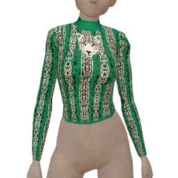 Drop Science x Fat Joe Animal Stripe Crop Top