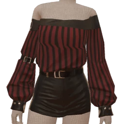 Delirious Maroon Flair Mini Skirt Outfit