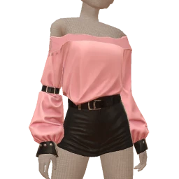 Delirious Satin Shadow Outfit