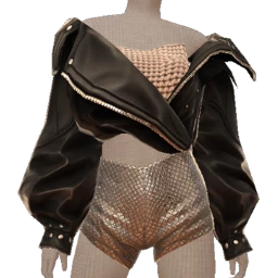 Delirious Dark Glow Leather Jacket Outfit