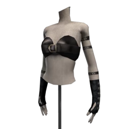 Delirious Squid Pitch Black Bralette